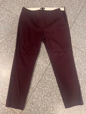 J. Crew Women's dress pants in Deep Burgundy